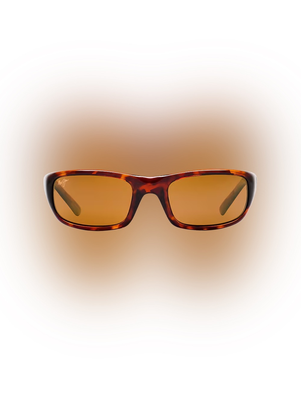 MAUI JIM STINGRAY Square Sunglasses in Tortoiseshell Brown